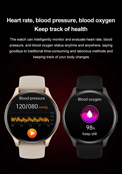2025 New For Xiaomi Huawei 1.43 inches Bluetooth Call Smartwatch Women Men AMOLED 466*466 HD Pixel Display Smartwatches Ladies