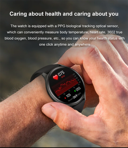2025 New For Xiaomi Huawei 1.43 inches Bluetooth Call Smartwatch Women Men AMOLED 466*466 HD Pixel Display Smartwatches Ladies